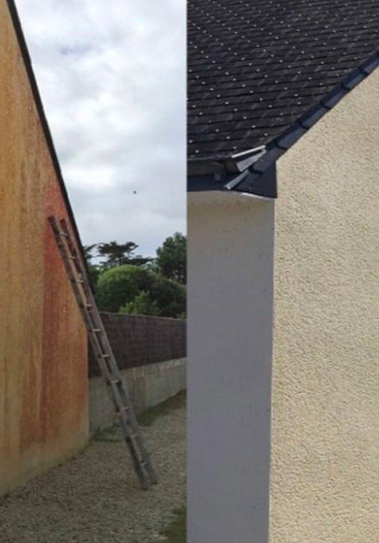 Demoussage et nettoyage de toiture, façade et panneaux solaire à La Queue-les-Yvelines (78940) dans les
                                        Yvelines (78).